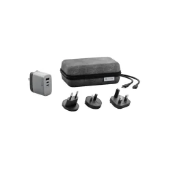 ALOGIC Rapid Power USB-A/USB-C Wall Charger for Multiple Brands, Space Gray/Black (WCM3X67-SGR)