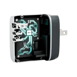 ALOGIC Rapid Power USB-A/USB-C Wall Charger for Multiple Brands, Space Gray/Black (WCM3X67-SGR)