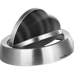 Alpine Dual-Stream Trash/Recycling Station, 34-Gallon, Stainless Steel (ALP470-65L-1-R-T)