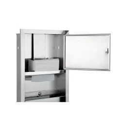 Alpine Industries Centerpull Paper Towel Dispenser, Stainless Steel (495)