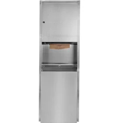 Alpine Industries Centerpull Paper Towel Dispenser, Stainless Steel (492)