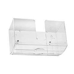 Alpine Industries Centerpull Paper Towel Dispenser, Clear, 2/Pack (432-CLR-2PK)