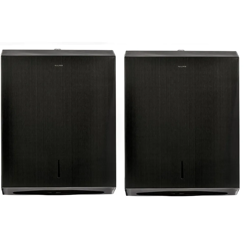 Alpine Industries Centerpull Paper Towel Dispenser, Antique Nickel, 2/Pack (480-AN-2PK)