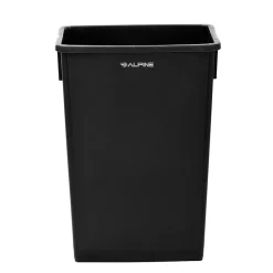 Alpine Industries Plastic Indoor Slim Trash Can with Lid, 23 Gallon, Multicolored, 3/Pack (477-PKD1)