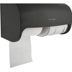 Alpine Industries Side-by-Side Double Roll Toilet Tissue Dispenser, Gray, 2/Pack (452-GRY-2PK)