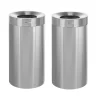 Alpine Industries Stainless Steel Trash Can with Open Lid, 27-Gallon, 2/Pack (ALP475-27-2PK)