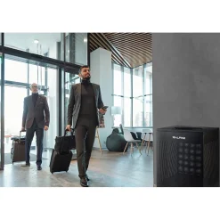 Alpine Industries Stainless Steel Trash Can, 40 Gallon, Black (ALP438-40-BLK-MK)