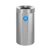 Alpine Single-Stream Recycling Station, 27 Gallon, Stainless Steel (ALP475-27-R)