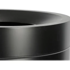 Alpine Stainless Steel Trash Can, 27-Gallon, Matte Black (ALP475-27-BLK)