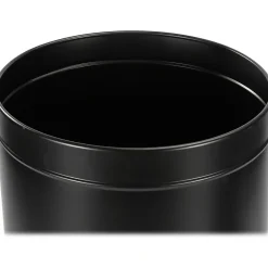 Alpine Stainless Steel Trash Can, 27-Gallon, Matte Black (ALP475-27-BLK)
