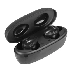 Altec Lansing NanoBuds Sport 2.0 Wireless Ambient Sound Earbuds, Bluetooth, Black (MZX5201-BLK-STK-6)