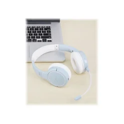 Altec Lansing NanoPhones ANC Wireless Active Noise Canceling On-Ear Headphones, Bluetooth, Icy Blue (MZX5400-ICY)