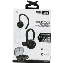Altec True Evo Sport Truly Wireless Bluetooth Earphones, Black (MZX758-BLK)