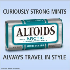 Altoids Arctic Sugar Free Wintergreen Mints, 9.6 oz., 8/Pack (209-00489)