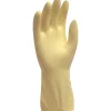 Ambitex Pro L6500 Series Flock Lined Latex Gloves, Yellow, Small, 12 Pairs (LSM6500)