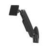 Amer Heavy Duty Curved Monitor Wall Mount Arm, Up to 49" Monitor, Black (AMR1UW)