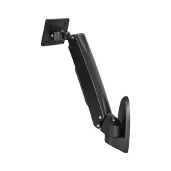 Amer Heavy Duty Curved Monitor Wall Mount Arm, Up to 49" Monitor, Black (AMR1UW)