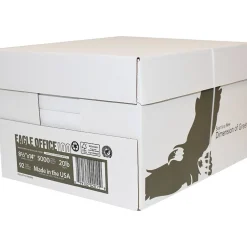 American Eagle 100% Recycled 8.5" x 14" Multipurpose Paper, 20 lbs., 92 Brightness, 500/Ream, 5 Reams/Carton (31550502CT)