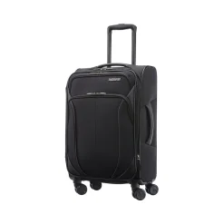 American Tourister 4 Kix 2.0 23.5" Carry-On Suitcase, 4-Wheeled Spinner, Black (142352-1041)