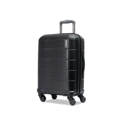 American Tourister Stratum 2.0 22" Hardside Carry-On Suitcase, 4-Wheeled Spinner, Jet Black (142348-1465)