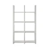 Ameriwood Crestwood 60"H 8-Shelf Bookcase, White (4465013COM)