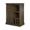 Ameriwood Knox County 36" Bar Cabinet with 4 Shelves, Oak Brown (3389903COM)