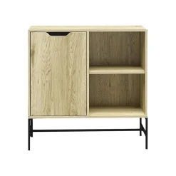 Ameriwood Modine 30"H 2-Shelf Bookcase with Adjustable Shelf, Natural (3483912COM)