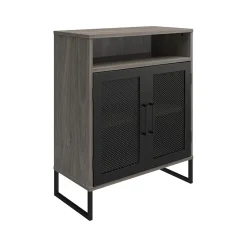 Ameriwood Purdue 30" Storage Cabinet with 3 Shelves, Gray Oak (3558917COM)