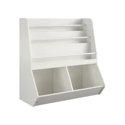 Ameriwood Tyler 36"H 5-Shelf Bookcase, White Particle Board (4947013COM)