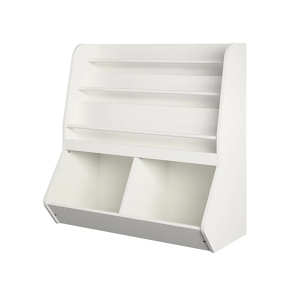 Ameriwood Tyler 36"H 5-Shelf Bookcase, White Particle Board (4947013COM)