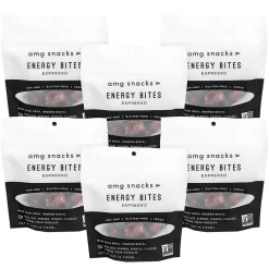 AMG Snacks Gluten Free Espresso Energy Bar, 6 Bars/Box (344-00001)