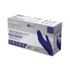 Ammex Professional Series Powder Free Nitrile Exam Gloves, Latex Free, Medium, Indigo, 100/Box (AINPF44100)