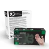 Ammex X3 Poly Food Safe Industrial Gloves, Latex Free, Large, Clear, 500/Box, 20 Boxes/Carton (PGLOVE-L-500XX)
