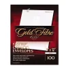Ampad Gold Fibre Fastrip Release & Seal White Catalog Envelope, White, 9 x 12, 100/Box (73127)