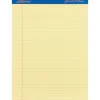 Ampad Gold Fibre Notepad, 8.5" x 11.75", Wide Ruled, Canary, 50 Sheets/Pad, 12 Pads (20-064)
