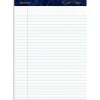 Ampad Gold Fibre Notepads, 8.5" x 11.75", Wide Ruled, White, 50 Sheets/Pad, 4 Pads/Pack (TOP20-031R)