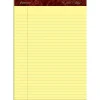Ampad Gold Fibre Notepads, 8.5" x 11.75", Wide Ruled, Canary, 50 Sheets/Pad, 4 Pads/Pack (TOP20-032R)