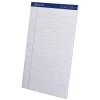 Ampad Gold Fibre Notepads, 8.5" x 14", Wide Ruled, Ivory, 50 Sheets/Pad, 12 Pads/Pack (TOP 20-080R)