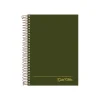Ampad Gold Fibre Subject Notebooks, 5" x 7", College Ruled, 100 Sheets, Green (20-801R)