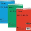 Ampad Memo Books, 4" x 6", Narrow Ruled, Assorted Colors, 40 Sheets/Pad, 3 Pads/Pack (AMP45094)