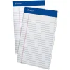 Ampad Notepad, 5" x 8", College Ruled, White, 50 Sheets/Pad, 12 Pads/Pack (TOP 20-170)