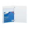 Ampad Notepad, 8.5" x 11", Data/Narrow Ruled, 9 Columns/31 Rows, White, 50 Sheets/Pad (TOP 22-206)
