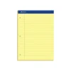Ampad Notepad, 8.5" x 11.75", Narrow, Canary, 100 Sheets/Pad (TOP 20-246)