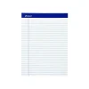 Ampad Perforated Notepads, 8.5" x 11.75", Wide Ruled, White, 50 Sheets/Pad, 12 Pads/Pack (TOP 20-360)