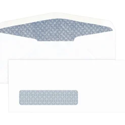 Ampad Security Tinted #10 Window Envelope, 4 1/8" x 9 1/2", White, 500/Box (73047)