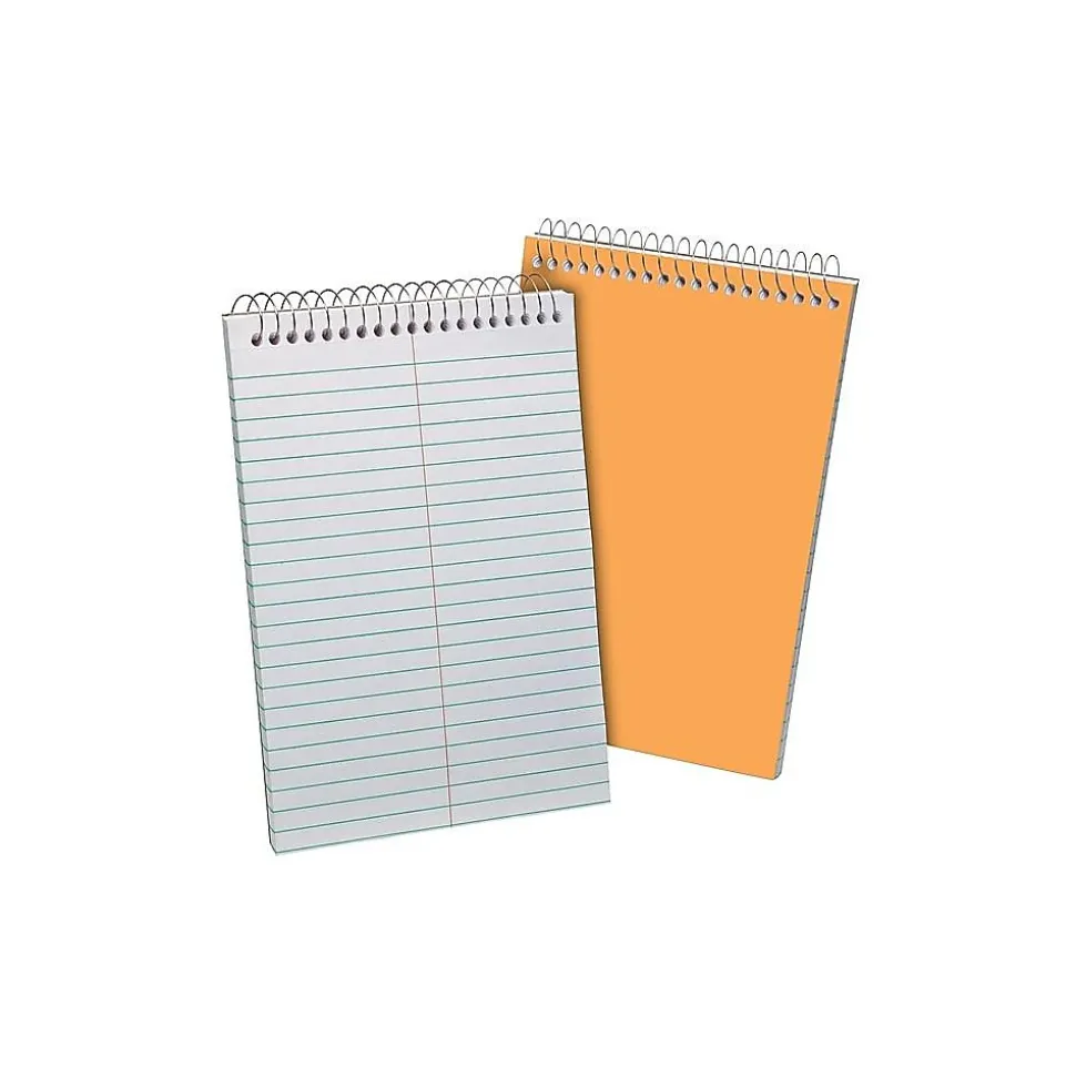 Ampad Steno Pad, 6" x 9", Gregg Ruled, White, 80 Sheets/Pad (TOP 25-774)