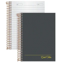 Ampad 1-Subject Professional Notebooks, 5" x 7", College Ruled, 100 Sheets, Gray/Silver (20-803R)