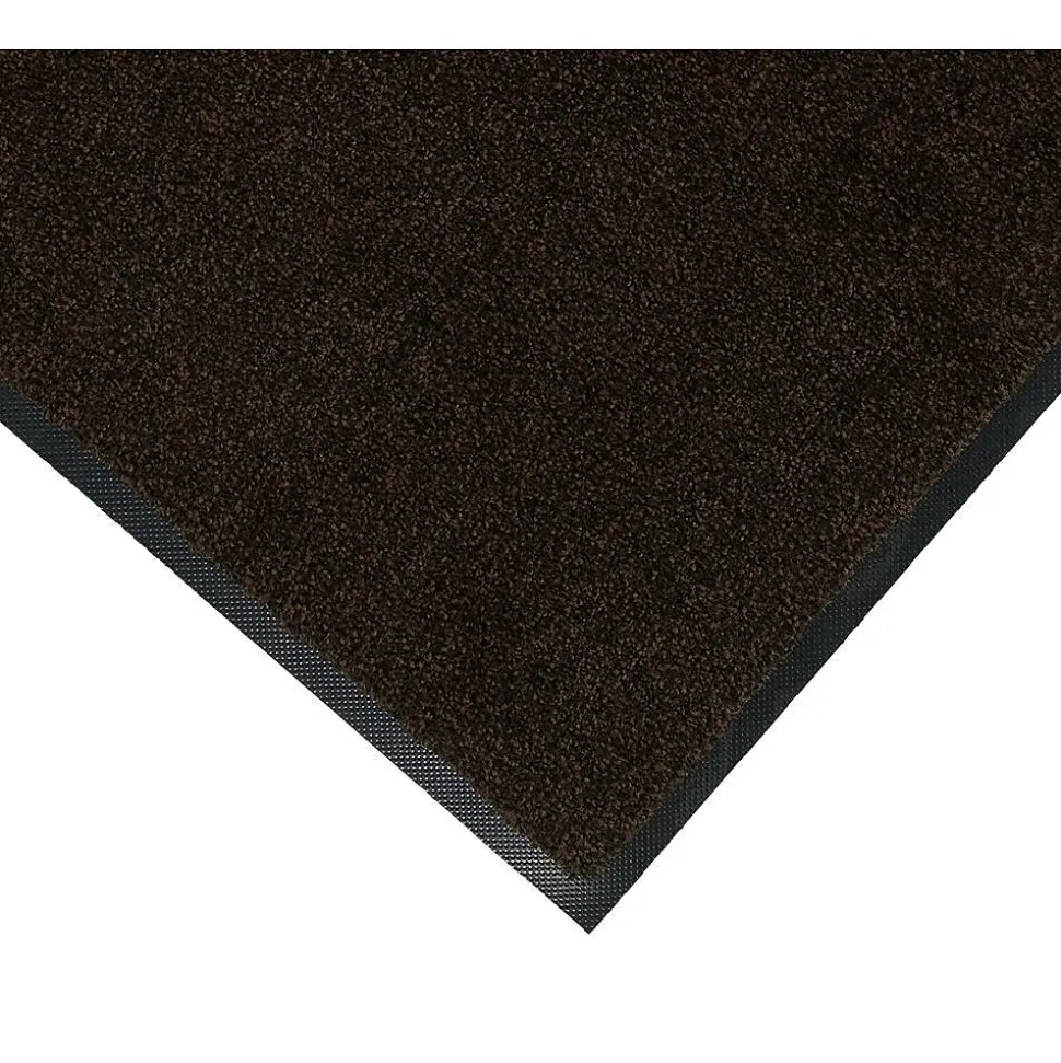 Anderson Colorstar™ Plush Nylon Indoor Wiper Mat, 4' x 6', Brown/Black