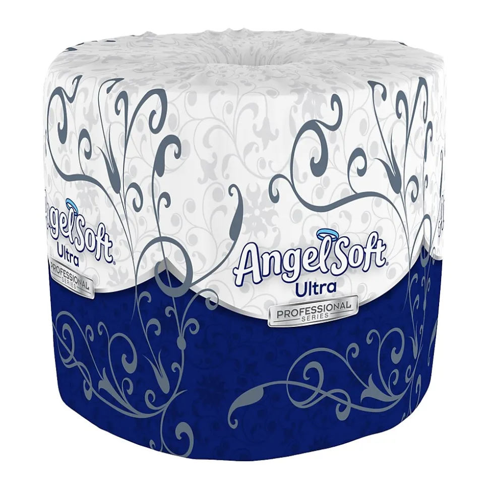 Angel Soft Ultra Professional Series 2-Ply Standard Toilet Paper, White, 400 Sheets/Roll, 60 Rolls/Carton (16560)