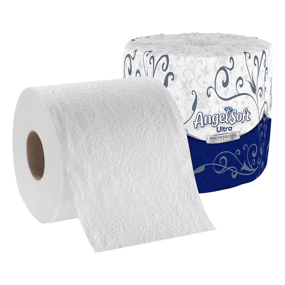 Angel Soft Ultra Professional Series 2-Ply Standard Toilet Paper, White, 400 Sheets/Roll, 60 Rolls/Carton (16560)